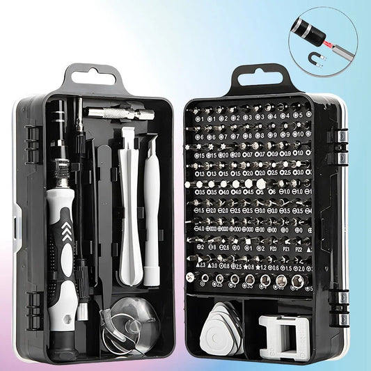 115-in-1 Precision Electronics Screwdriver Set – Professional Magnetic Repair Kit 🔧