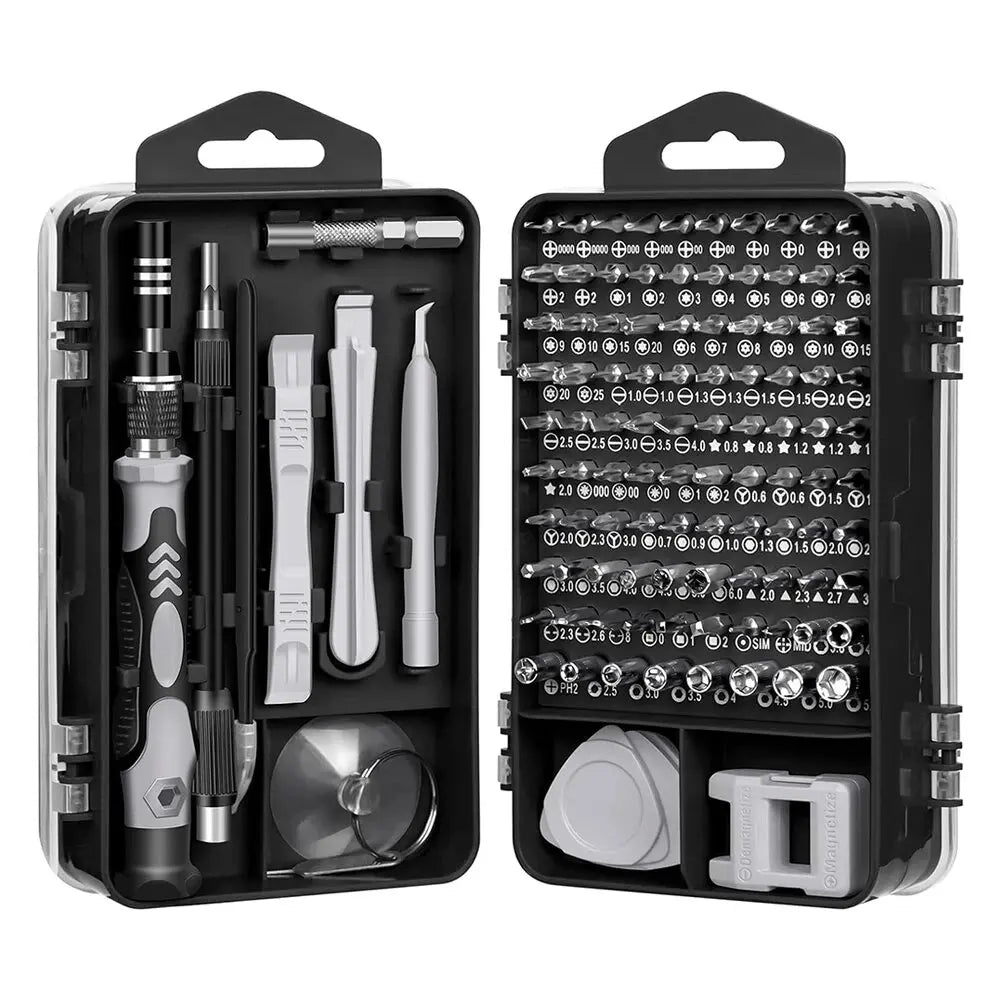 115-in-1 Precision Electronics Screwdriver Set – Professional Magnetic Repair Kit 🔧