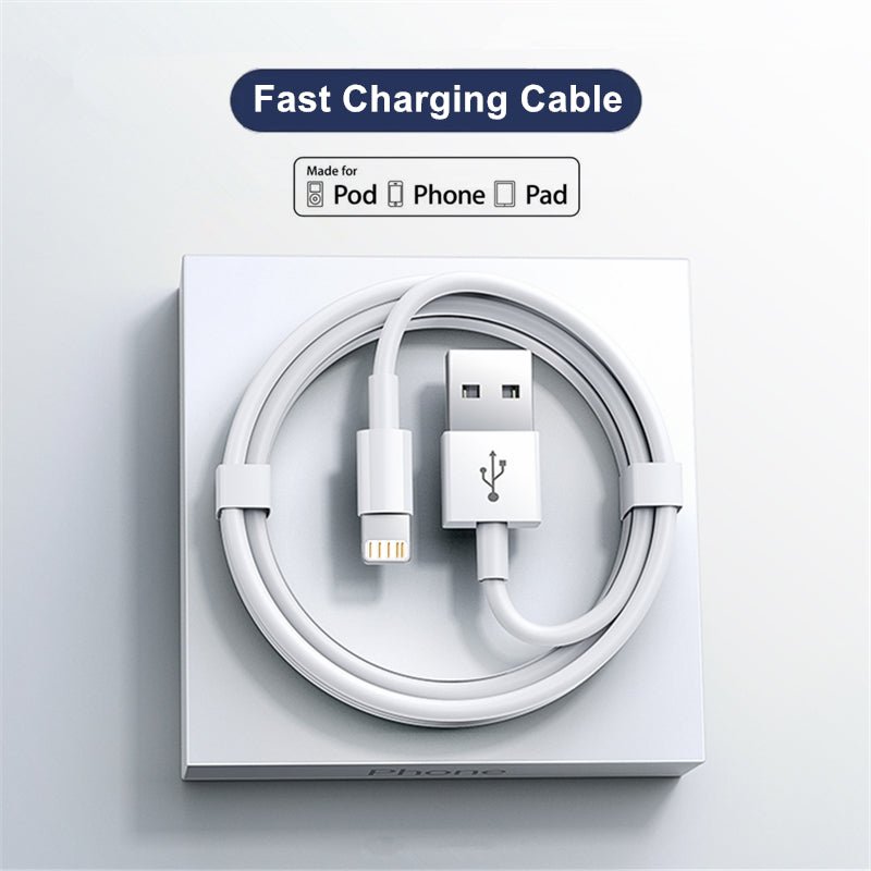 Fast Charging USB to Lightning Cable – Durable & Reliable for iPhone