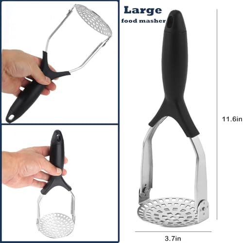 Premium Stainless Steel Potato Masher – Effortless Mashing for Smooth, Fluffy Results