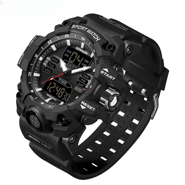 Luxury G Style Men's Electronic Watch – Sporty & Durable Design