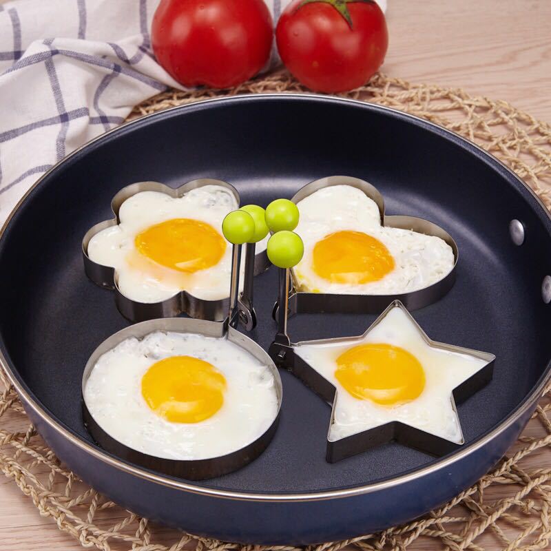 Stainless Steel Egg Ring Molds – Non-Stick Round Egg Molds