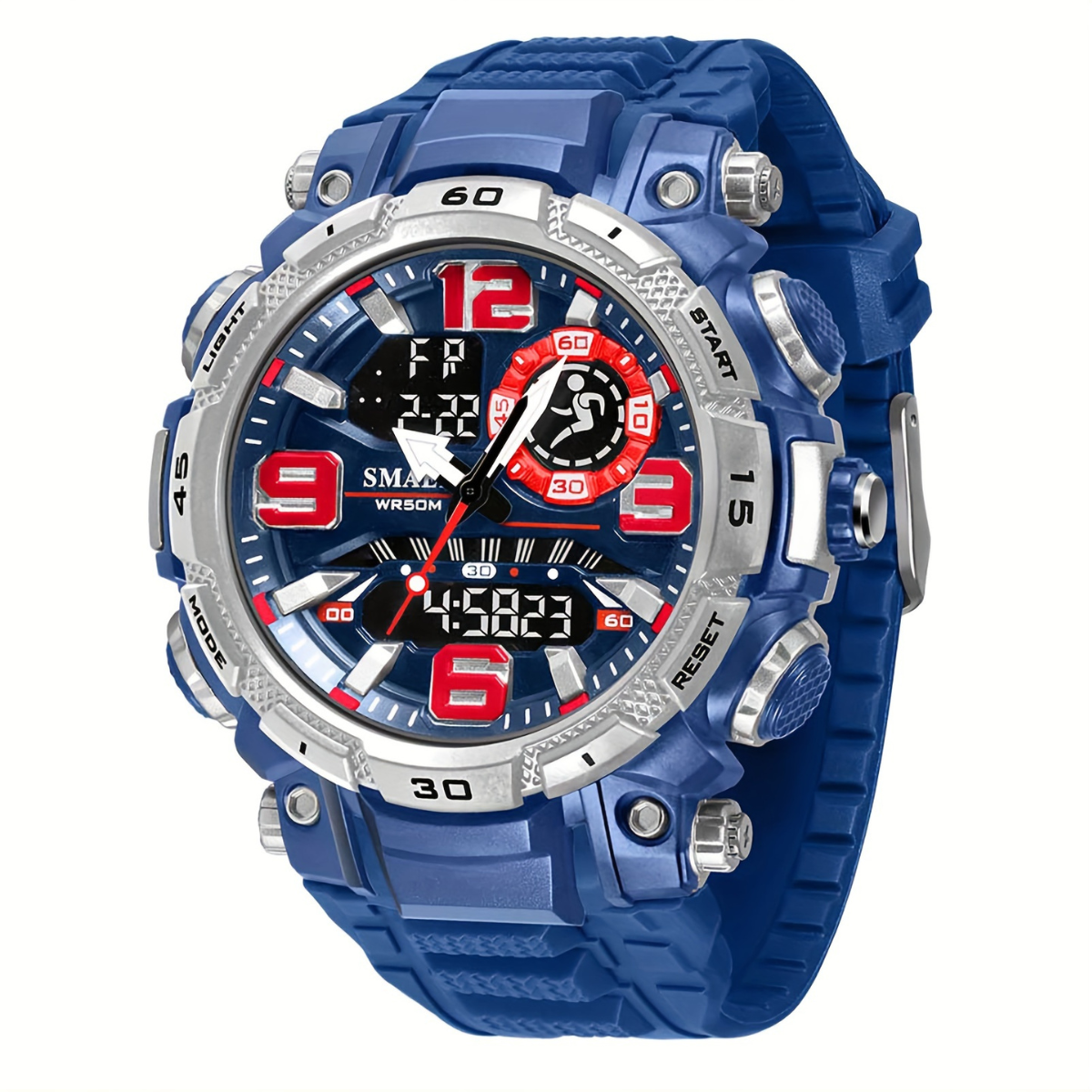 Smael Blue Multifunctional Sports Watch – Durable, Stylish & Practical