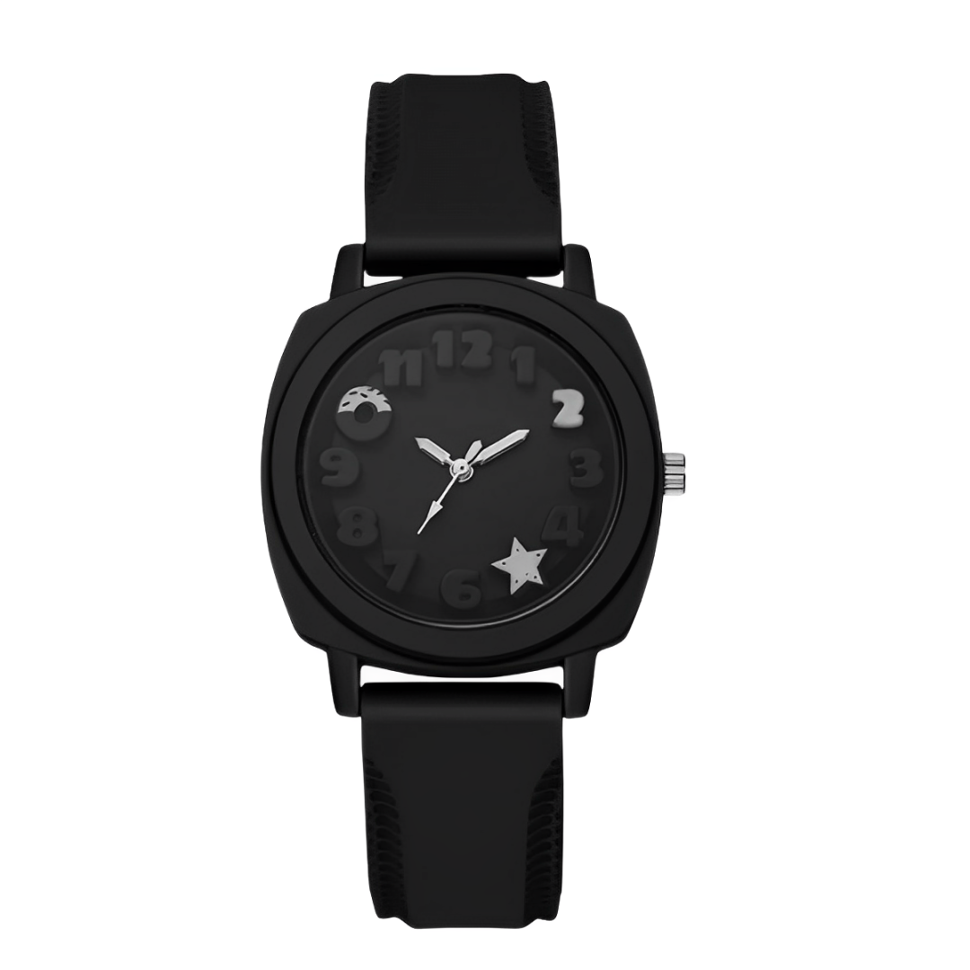 Casual Fashion Quartz Watch – Stylish Silicone Wristwatch for Women & Students